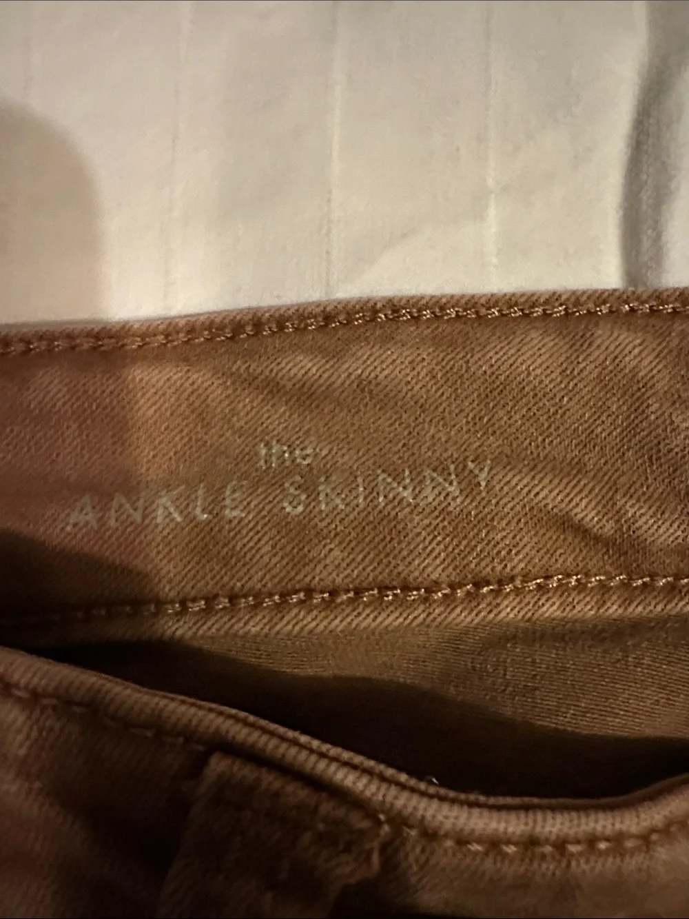 Liverpool High-Rise Ankle Skinny Jeans in Brown - Picture 3 of 9